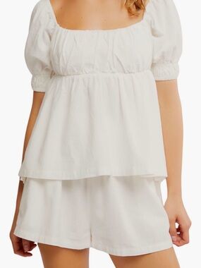free people donnie short set size medium